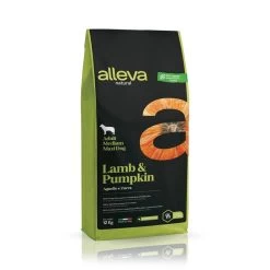 Alleva Natural Adult Medium/Maxi Agneau Et Citrouille 12kg