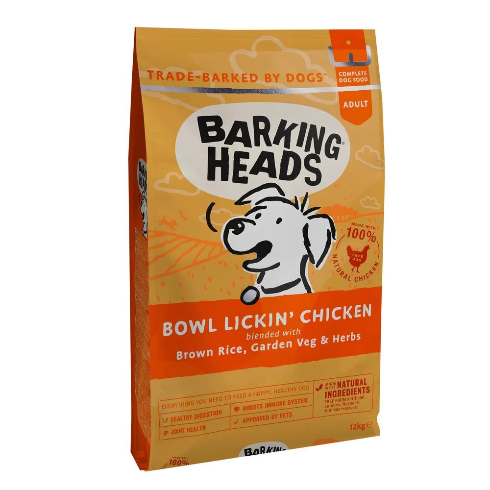 Barking Heads Bowl Lickin' Poulet Pour Tous Les Chiens Adultes 12kg 3 Barking Heads Bowl Lickin' Poulet Pour Tous Les Chiens Adultes 12kg