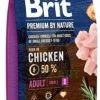 Brit Premium By Nature Adult S Avec Poulet 8kg -L'effet animalerie de la maison. fre pl Brit Premium By Nature Adult S avec Poulet 8kg 9702 1