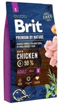 Brit Premium By Nature Adult S Avec Poulet 8kg