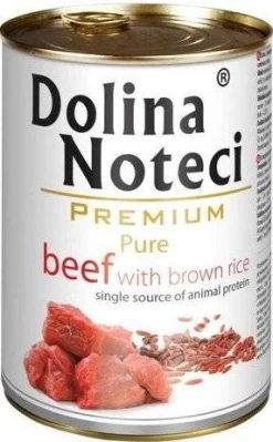 Dolina Noteci Premium Pure Bœuf Avec Riz Brun 400g X12 -L'effet animalerie de la maison. fre pl Dolina Noteci Premium Pure boeuf avec riz brun 400g 8591 1