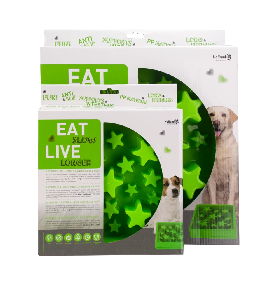 Eat Slow Live Longer STAR Bol Ralentisseur Vert S 3 Eat Slow Live Longer STAR Bol Ralentisseur Vert S