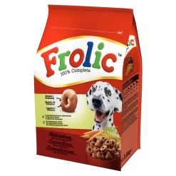 FROLIC Croquettes Pour Chiens Au Bœuf, Légumes Et Céréales 2,8kg