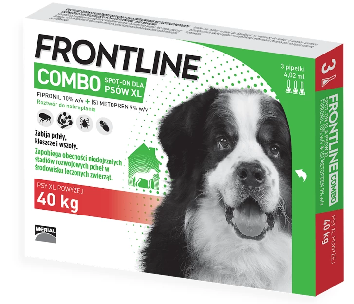 FRONTLINE Combo Spot-On Pour Chiens 3x4.02ml 3 FRONTLINE Combo Spot-On Pour Chiens 3x4.02ml