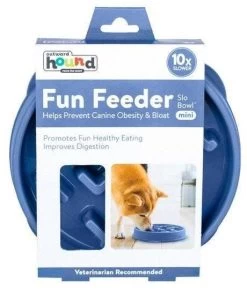 FUN FEEDER -Mini Bowl Pour Ralentir L'alimentation Bleu -L'effet animalerie de la maison. fre pl FUN FEEDER Mini Bowl pour ralentir lalimentation Bleu 28210 3