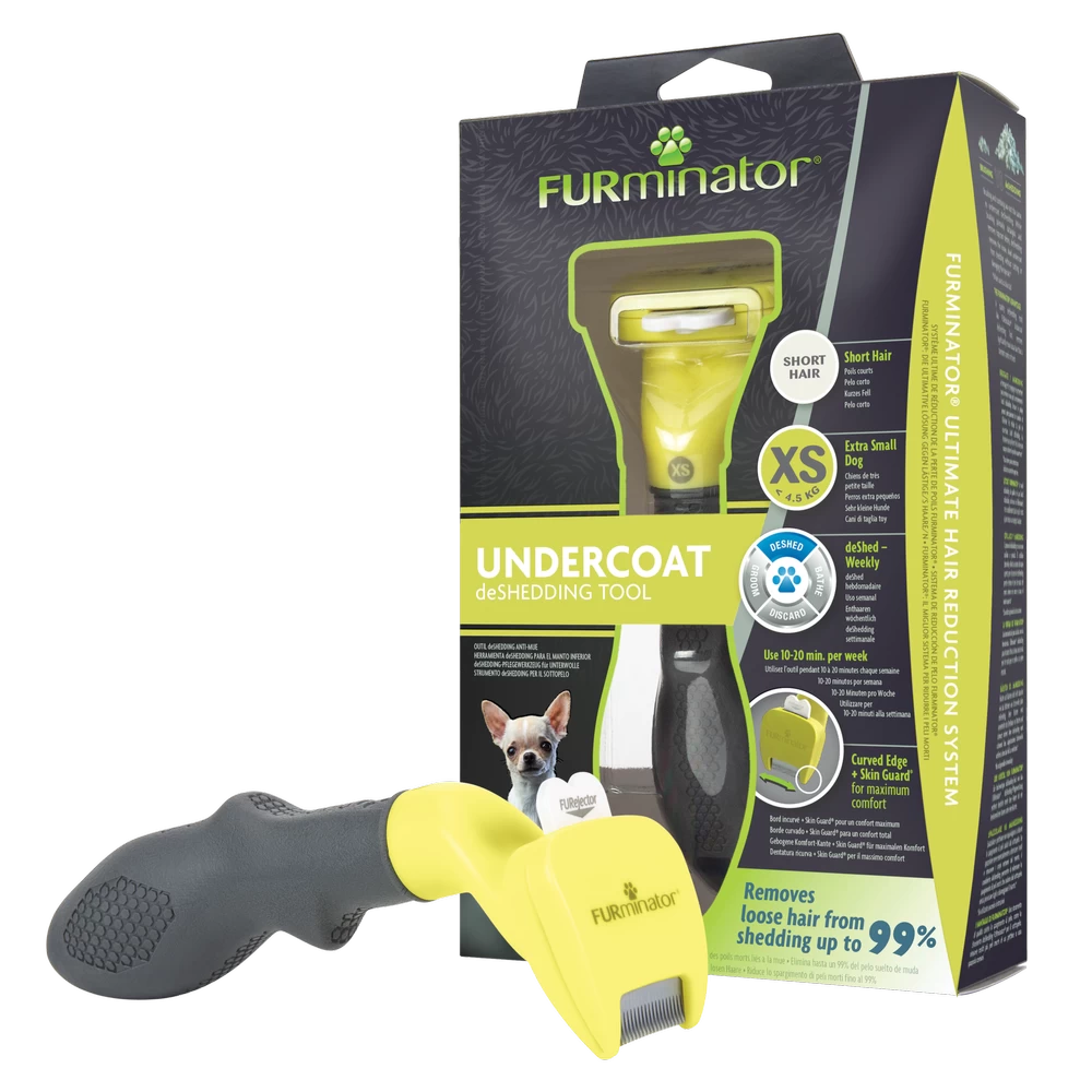 FURMINATOR Outil Pour Le Peignage Du Sous-poil Des Chiens De Races Miniatures à Poil Court