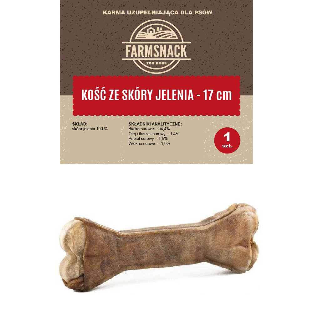 FarmSnack Peau De Cerf Os 17cm 3 FarmSnack Peau De Cerf Os 17cm