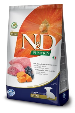 Farmina N&D Pumpkin Grain Free Canine Puppy Mini Lamb&Blueberry 2,5kg