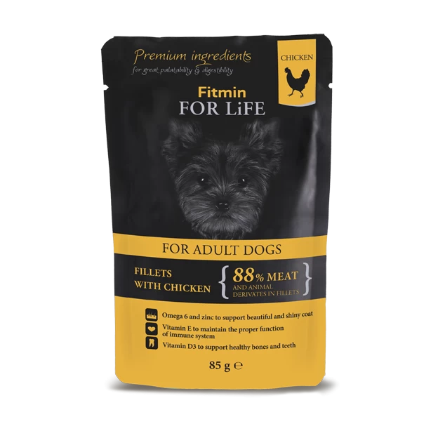 Fitmin Dog For Life Adult Poulet Et Jambon En Gelée 85g X 12 4 Fitmin Dog For Life Adult Poulet Et Jambon En Gelée 85g X 12 – Image 2