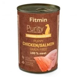 Fitmin Dog Purity Puppy Saumon Avec Poulet 400g X6
