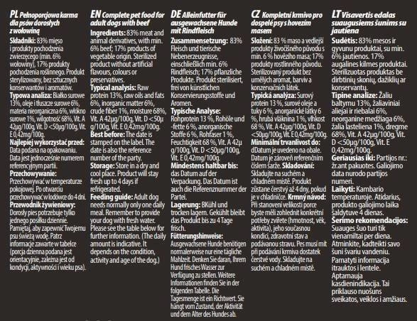 Hektor Premium - Barre D'aliments Pour Chiens Au Bœuf 10x900g 6 Hektor Premium - Barre D'aliments Pour Chiens Au Bœuf 10x900g – Image 4