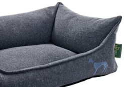 Devant -L'effet animalerie de la maison. fre pl Hunter Prag Easy Clean Panier pour chien Bleu fonce Taille S 12576 2