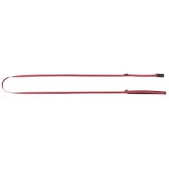 KERBL Laisse En Sangle GoLeyGo Avec Adaptateur, Rouge, 10mm X 140-200cm,S,max15kg