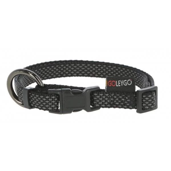 KERBL Set GoLeyGo, Sangle De Collier+laisse Avec Adaptateur 15mm X 29-45cm, 1cm X 1,4-2m,noir,S,max.15kg 4 KERBL Set GoLeyGo, Sangle De Collier+laisse Avec Adaptateur 15mm X 29-45cm, 1cm X 1,4-2m,noir,S,max.15kg – Image 2