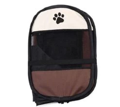 LODGE PLIANT POUR CHAT - MARRON 91x91x58cm -L'effet animalerie de la maison. fre pl LODGE PLIANT POUR CHAT MARRON 91x91x58cm 21463 4