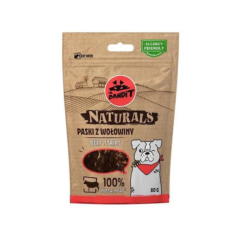 MR. BANDIT NATURALS - Lanières De Bœuf 100% Viande 80g X12 4 MR. BANDIT NATURALS - Lanières De Bœuf 100% Viande 80g X12 – Image 2