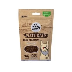 MR. BANDIT NATURALS - Lanières De Mouton 100% Viande 80g -L'effet animalerie de la maison. fre pl MR BANDIT NATURALS lanieres de mouton 100 viande 80g 30256 1