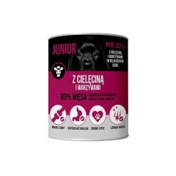 Mr.BIG Junior Morceaux En Sauce Avec Du Veau 10x400g Pour Chiens -L'effet animalerie de la maison. fre pl Mr BIG Junior morceaux en sauce avec du veau 10x400g pour chiens 29093 1