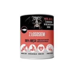 Mr.BIG Morceaux En Sauce Au Saumon 10x400g Pour Chiens -L'effet animalerie de la maison. fre pl Mr BIG morceaux en sauce au saumon 400g pour chiens 28717 1