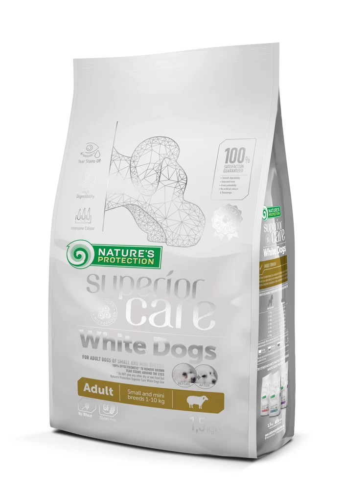 Nature's Protection Superior Care White Dogs Adult Small Breed With Lamb 1,5kg 3 Nature's Protection Superior Care White Dogs Adult Small Breed With Lamb 1,5kg