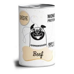 PEPE MONO PROTEIN Boeuf 5x400g+1 GRATIS !!! -L'effet animalerie de la maison. fre pl PEPE MONO PROTEIN Boeuf 400g 26580 1
