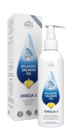 POKUSA Huile De Saumon Atlantique Pour Chiens Et Chats 1000ml