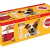 Pedigree Croquettes Humides En Gelée Pour Chiens Adultes Saveurs Variées (boeuf, Poulet, Agneau, Volaille) 40x100g -L'effet animalerie de la maison. fre pl Pedigree Croquettes humides en gelee pour chiens adultes Saveurs variees boeuf poulet agneau volaille 40x100g 10101 1
