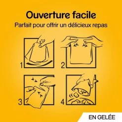 Pedigree Croquettes Humides En Gelée Pour Chiens Adultes Saveurs Variées (boeuf, Poulet, Agneau, Volaille) 40x100g -L'effet animalerie de la maison. fre pl Pedigree Croquettes humides en gelee pour chiens adultes Saveurs variees boeuf poulet agneau volaille 40x100g 10101 2