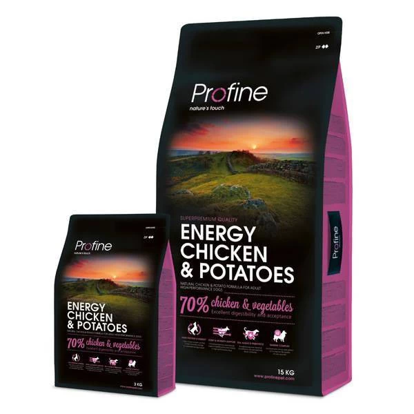 Profine Energy Chicken & Potatoes 15kg 3 Profine Energy Chicken & Potatoes 15kg
