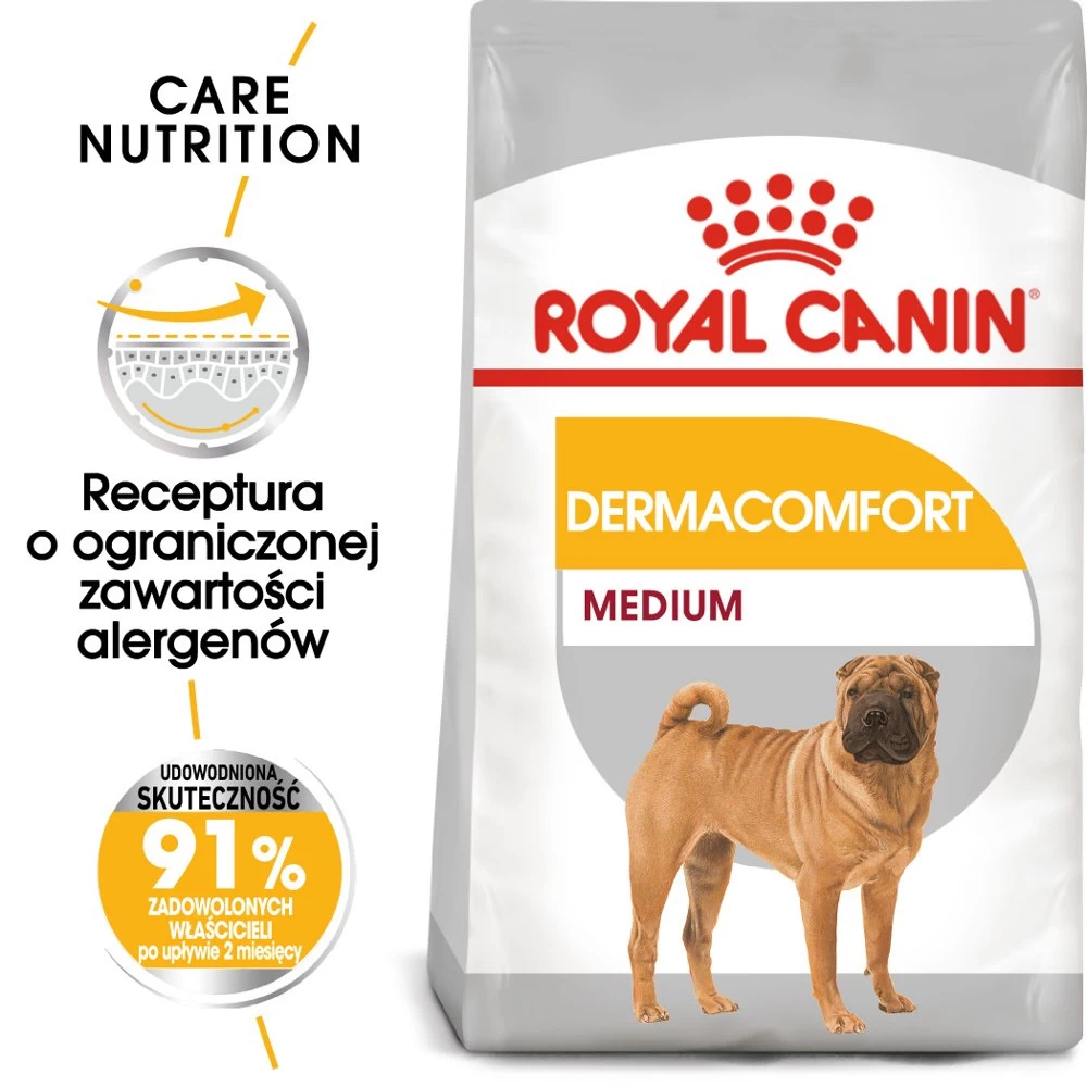 ROYAL CANIN CCN Medium Dermacomfort 12kg Nourriture Sèche Pour Chiens Adultes, De Race Moyenne, à La Peau Sensible Et Sujette Aux Irritations 4 ROYAL CANIN CCN Medium Dermacomfort 12kg Nourriture Sèche Pour Chiens Adultes, De Race Moyenne, à La Peau Sensible Et Sujette Aux Irritations – Image 2