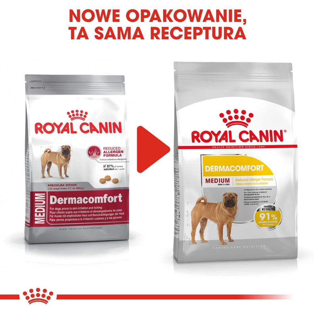 ROYAL CANIN CCN Medium Dermacomfort 12kg Nourriture Sèche Pour Chiens Adultes, De Race Moyenne, à La Peau Sensible Et Sujette Aux Irritations 3 ROYAL CANIN CCN Medium Dermacomfort 12kg Nourriture Sèche Pour Chiens Adultes, De Race Moyenne, à La Peau Sensible Et Sujette Aux Irritations