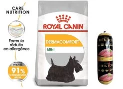 ROYAL CANIN Mini Dermacomfort 8kg + Hector Gratuit