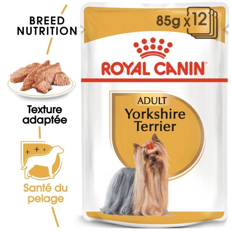 Royal Canin Yorkshire Terrier Adult 12x85g 3 Royal Canin Yorkshire Terrier Adult 12x85g