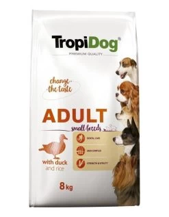 Tropidog Premium Adulte Petites Races Avec Canard Et Riz 8kg