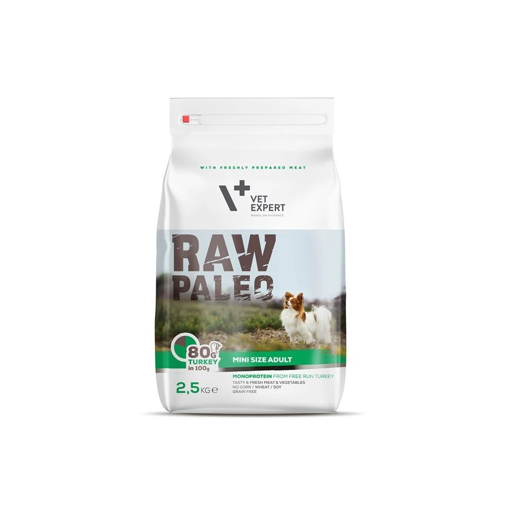 VETEXPERT Raw Paleo Adult Mini 2,5kg 3 VETEXPERT Raw Paleo Adult Mini 2,5kg