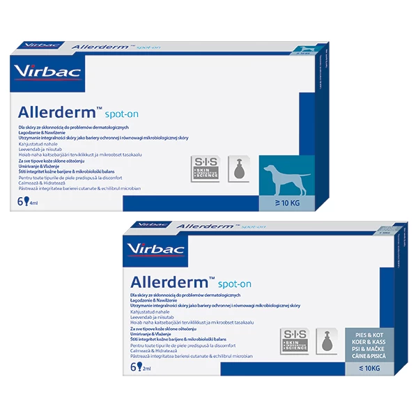 VIRBAC Allerderm Spot-on (pipette 6 X 4ml) 3 VIRBAC Allerderm Spot-on (pipette 6 X 4ml)