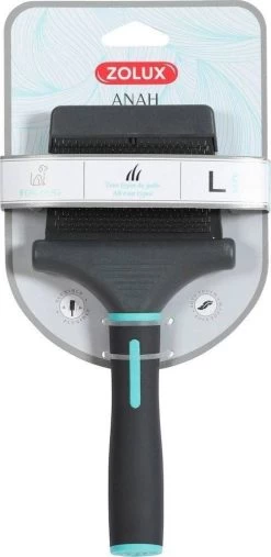 Zolux Anah Brosse Flexible Double Face Pour ChiensL